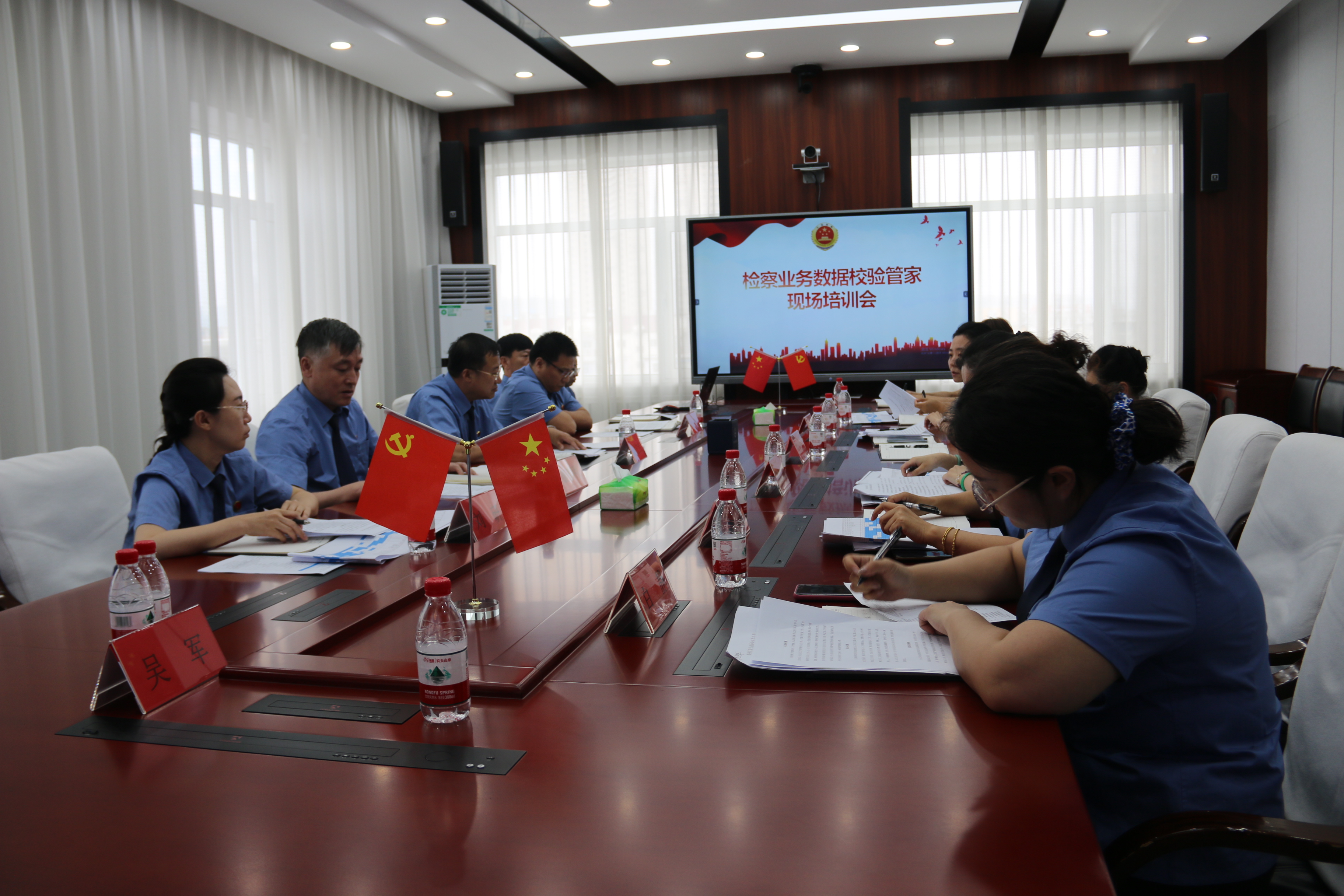 聚焦“三个管理”全力提升办案质效  银州区人民检察院院召开2025年1-7月  检察办案质效工作调度会